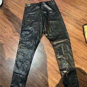Commando Black Faux Leather Leggings